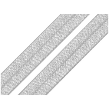 Pārlocītā gumija apakšveļai Grey 18mm 1m