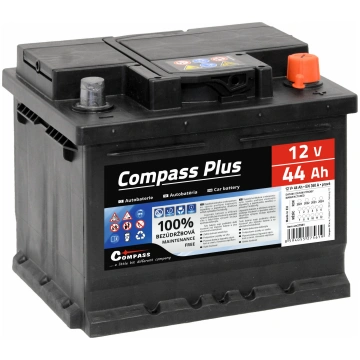 Akumulators Compass Plus, 12 V, 44 Ah, 360 A