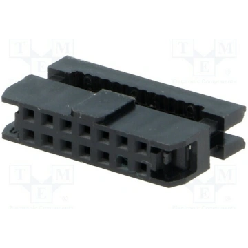 Connector: IDC; plug; female; PIN: 14; IDC; for ri
