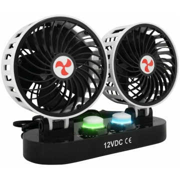 Automašīnas ventilators, dubultais, rotējošs, 12V 