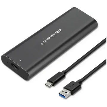 Qoltec M.2 SATA SSD ietvars | NGFF | USB-C