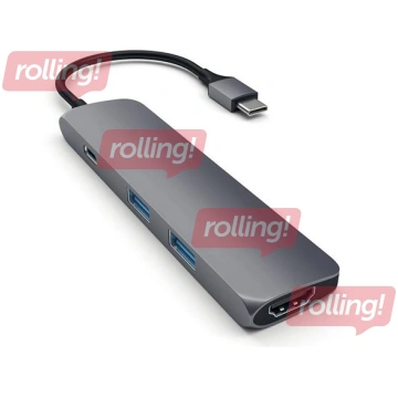 Satechi Slim USB-C MultiPort Adapter with 4K HDMI 