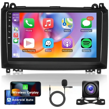 Android auto radio priekš Mercedes Benz W169 W245