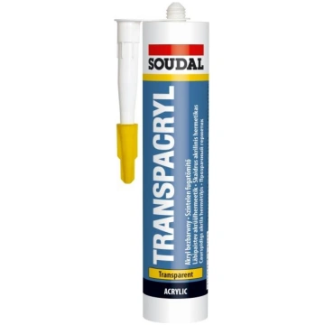 Bezkrāsains akrils TRANSPACRYL SOUDAL 300 ml, 1378