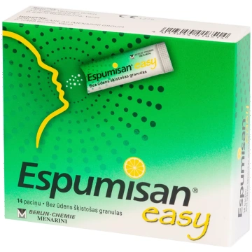 ESPUMISAN Easy 125mg paciņas, 14 gab