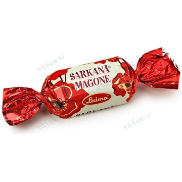 Šokolādes konfektes LAIMA Sarkanā Magone, 1kg
