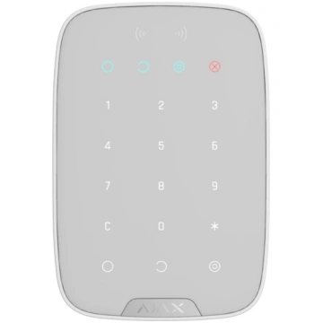 Ajax KeyPad Plus Bezvadu skārienjutīgā tastatūra (