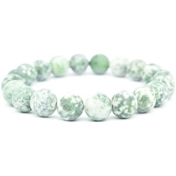 Green Spotted Jasper Bracelet Minerals Club