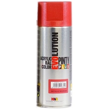 Sarkana metāliska efekta Akrila krāsa aerosolā Evo