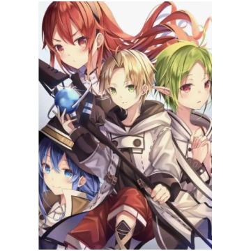1000 gabaliņu japāņu anime plakāts "Mushoku Tensei