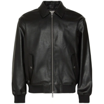 Calvin Klein Jeans - Ls Faux Leather Bomber Jacket