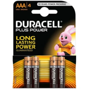 Baterijas Duracell AAA Alkaline 4-pack 50003941273