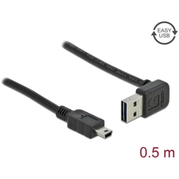Delock Cable EASY-USB 2.0 Type-A male angled up / 