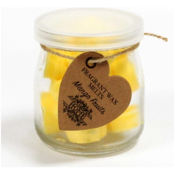 Sojas vaska gabaliņi burciņā-Mango auglis Ancient 