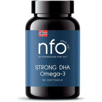 NFO Strong DHA Omega 3 (90 mīkstās želejas)