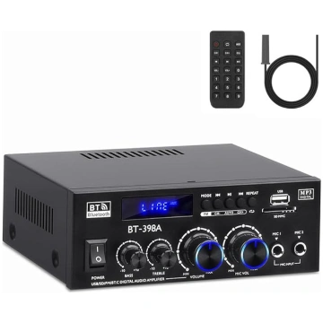 BT-398A HiFi pastiprinātājs Bluetooth 5.0 Stereo a