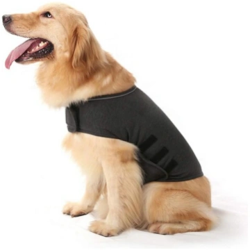 Suņu trauksmes veste Ruiqas, melna, XL