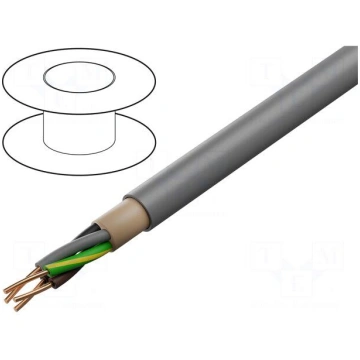 Wire | NYM | 5G16mm2 | stranded | Cu | PVC | grey 