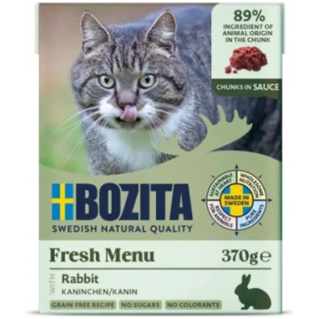 BOZITA truši ar mērci - Mitrs kaķu barība - 370g D