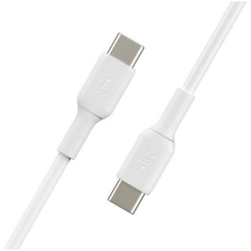 Kabelis Belkin CAB003BT1MWH, USB Type-C, balta krā
