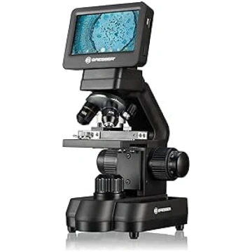 Bresser Biolux Touch 5 MP LCD mikroskops skolai un
