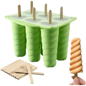 Ice Lolly Moulds, 6 dobumu popsicle pelējuma veidn