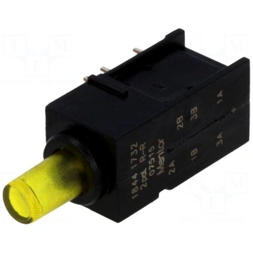 Switch: push-button | Pos: 2 | DPDT | 0.5A/60VAC |