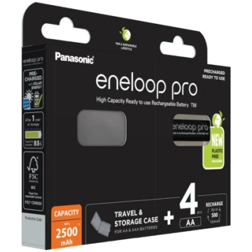 Uzlādējamas baterijas PANASONIC ENELOOP PRO AA 250