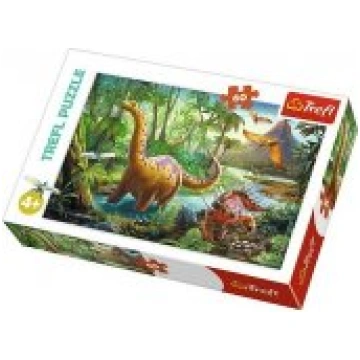 Trefl Trefl Puzzle, 60 pieces - Wandering Dinosaur