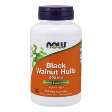 NOW Black Walnut Hulls 100 caps NOW Foods