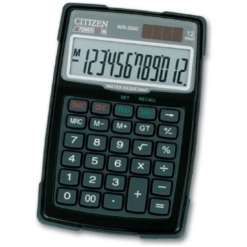 *Kalkulators Citizen WR3000, ūdensizturīgs CI13035