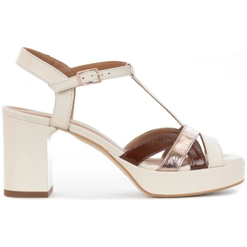 GIANMARCO SORELLI - Sandal leather with ankle stra