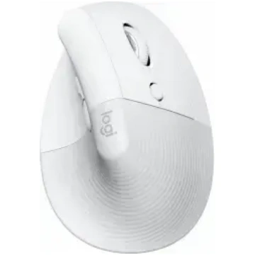 Logitech Lift Vertical bezvadu pele – balta