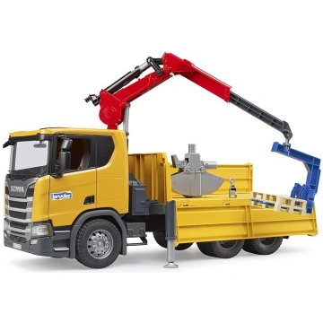 Vehicle Scania Super 560R Truck with crane and pal
