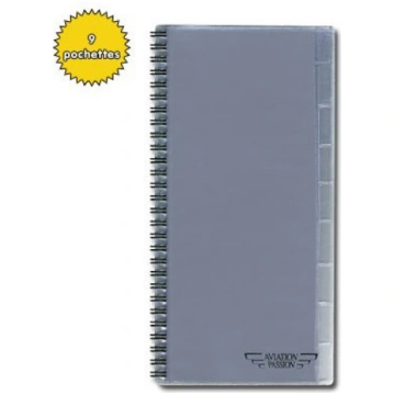 Protect'Lists 9 pochettes - Aviation Passion
