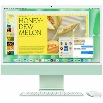 iMac 24 inch: M4 8/8, 16GB, 256GB SSD - Green