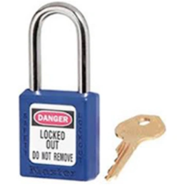410MKBLU | Zenex Padlock - Keyed different and Mas