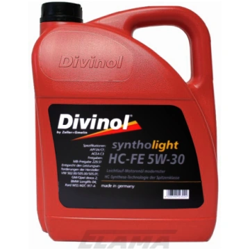 Eļļa 5W30 Divinol Syntholight HC-FE 5W-30 5L