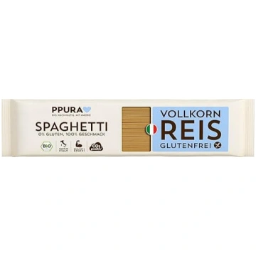 PPURA bezglutēna bioloģiskās makaronu spageti no p