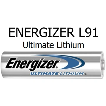 Energizer Ultimate Lithium AA L91 litija baterija