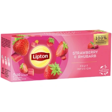 Tēja Lipton zemeņu rabarberu 20 TM 32g