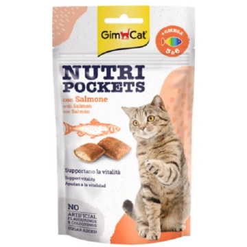 GimCat Nutri Pockets With Salmon And Omega 3 krauk