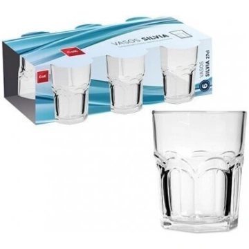 Cok stikla Silvia, 270 ml, 6 gab