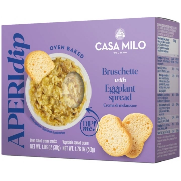 Casa Milo Bruschette Krekeri Ar Baklažānu Mērci 80