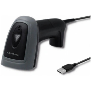 QOLTEC Wired QR BARCODE Scanner USB 50863