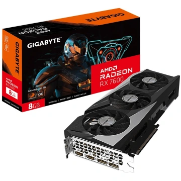 GIGABYTE Radeon RX7600 GAMING OC 8GB ( GV R76GAMIN
