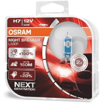 Spuldzes Osram H7 12V 55W PX26d NIGHT BREAKER LASE