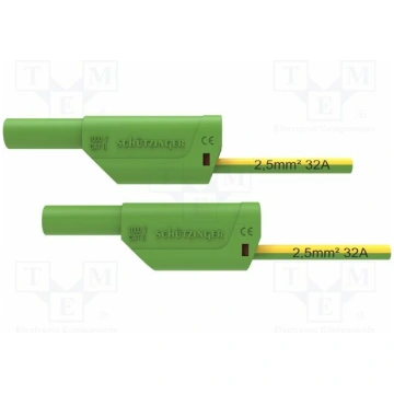 Test lead; 32A; banana plug 4mm,both sides; Urated