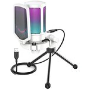 Fifine A6V Cardioid Wired Microphone with RGB USB