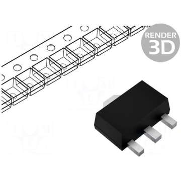 IC: voltage regulator | LDO,linear,fixed | 3.3V | 